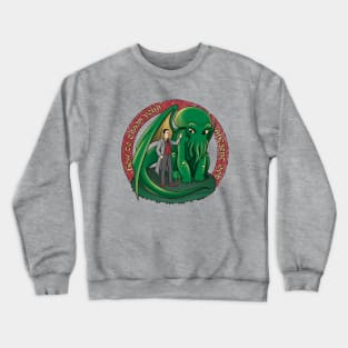 How to train your ancient god (colab with Ursula Lopez) Crewneck Sweatshirt